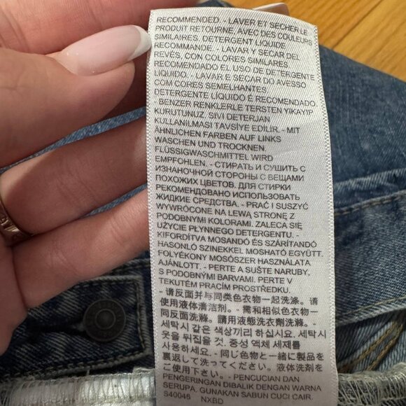 Levi’s Denim Trucker Jacket XXL Vintage Medium Wash Button Front Jean Jacket - Picture 9 of 13